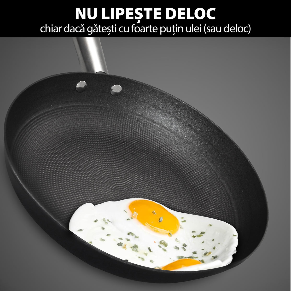 Lightweight honeycomb cast iron frying pan