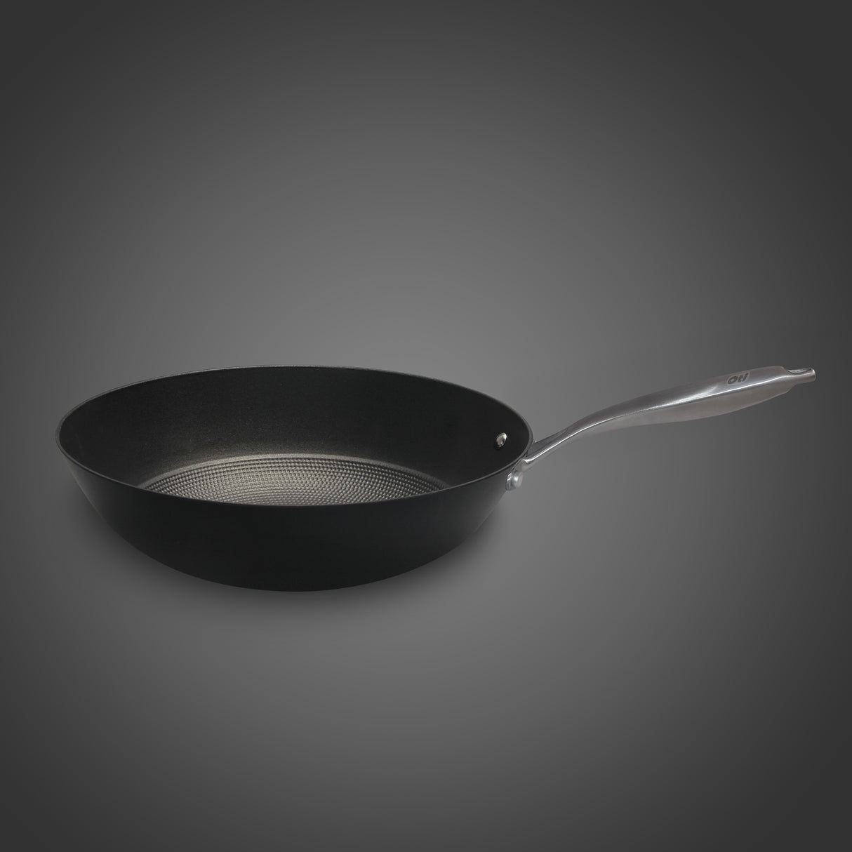 Leichter Gusseisen Wok mit Wabenoberfläche