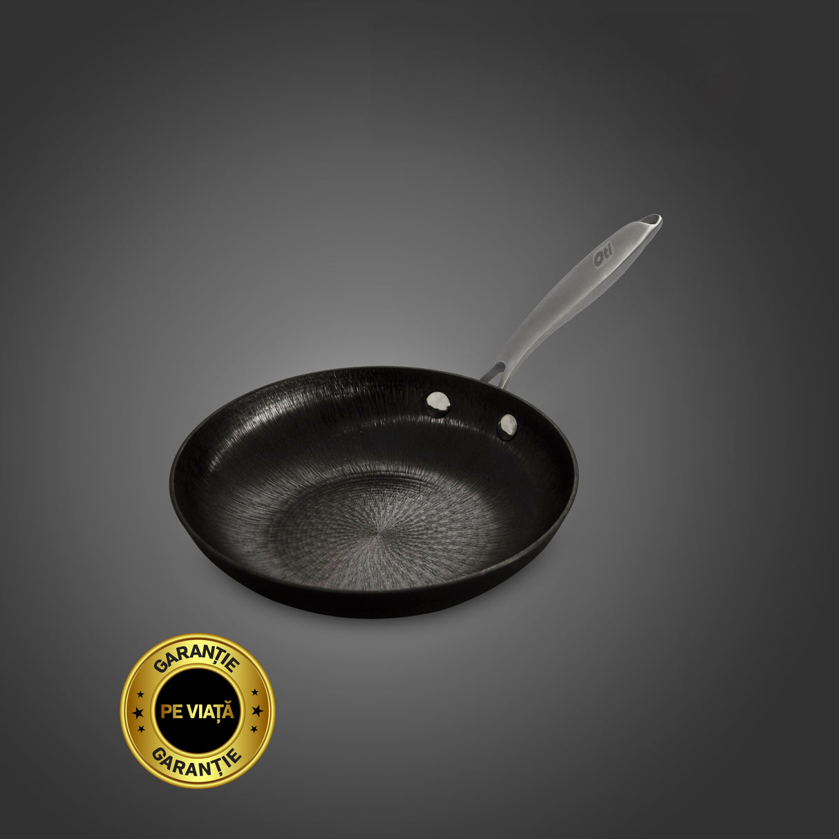Pure lightweight cast iron frying pan