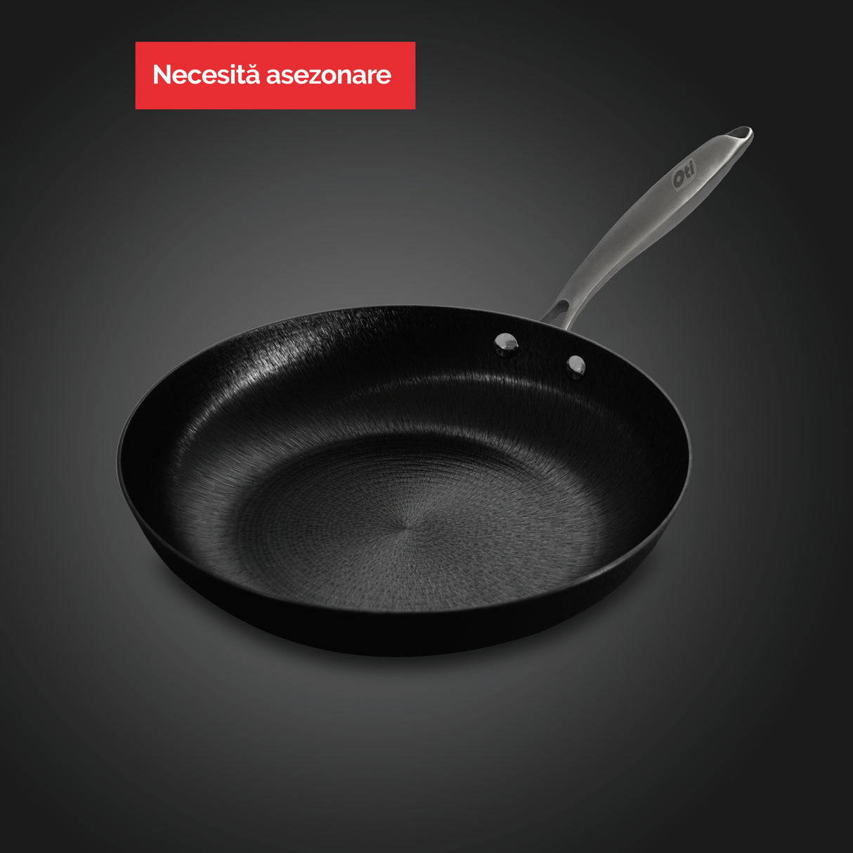 Pure lightweight cast iron frying pan