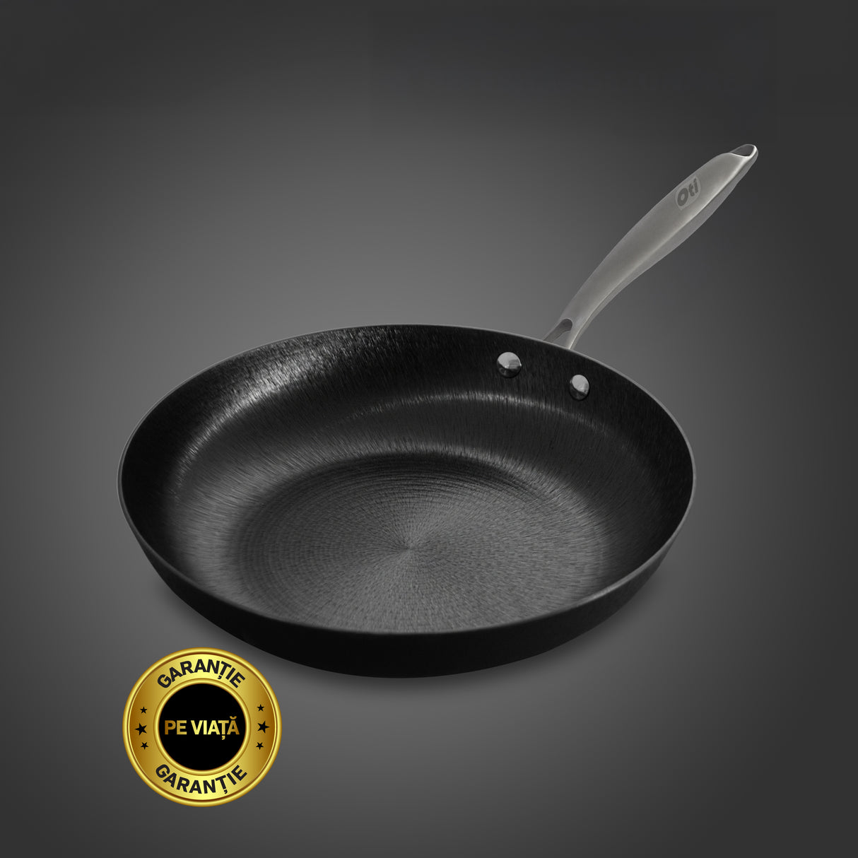 Pure lightweight cast iron frying pan