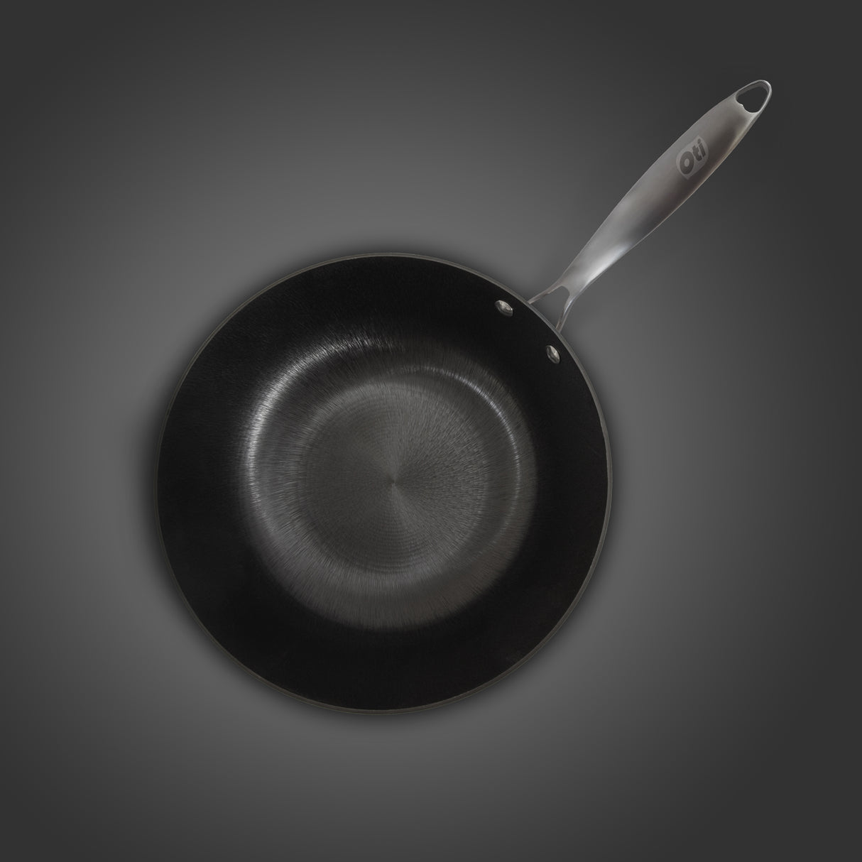 Pure lightweight cast iron wok