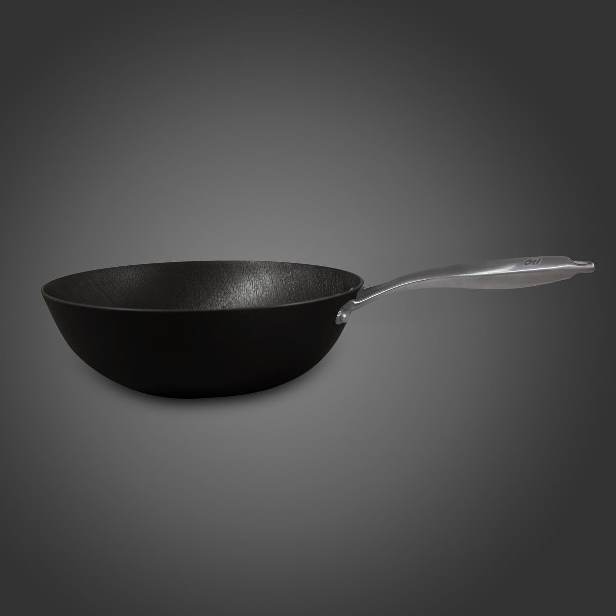 Pure lightweight cast iron wok