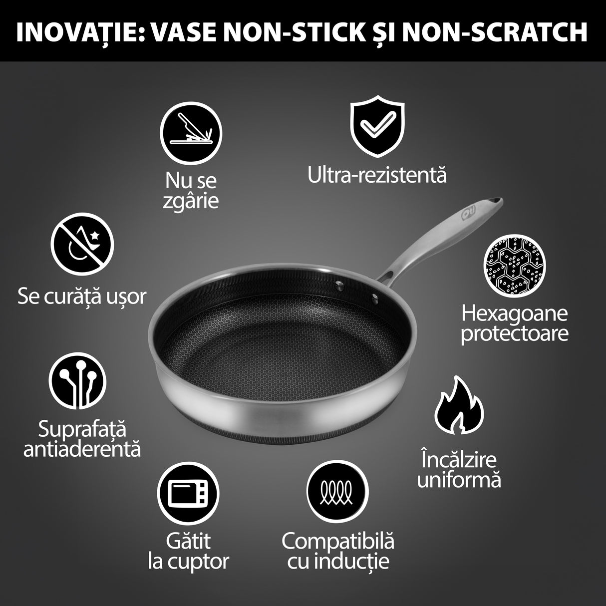 Tigaie adâncă Hexa Magic