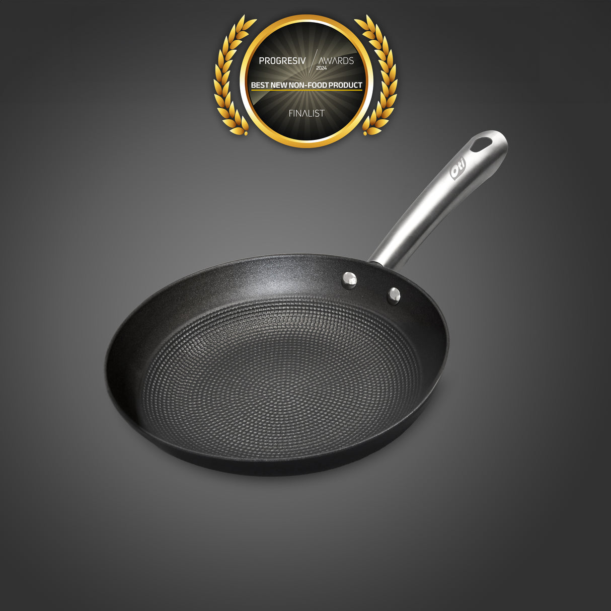 Oti lightweight honeycomb cast iron frying pan