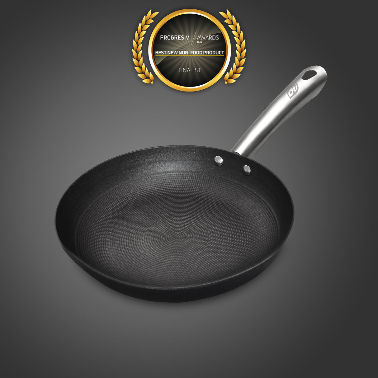 Oti lightweight honeycomb cast iron frying pan