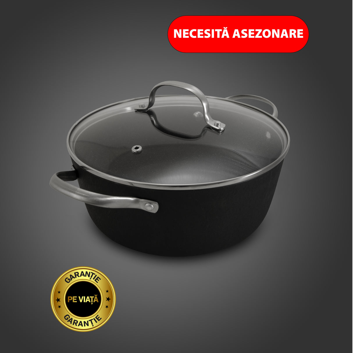 Pure lightweight cast iron pot