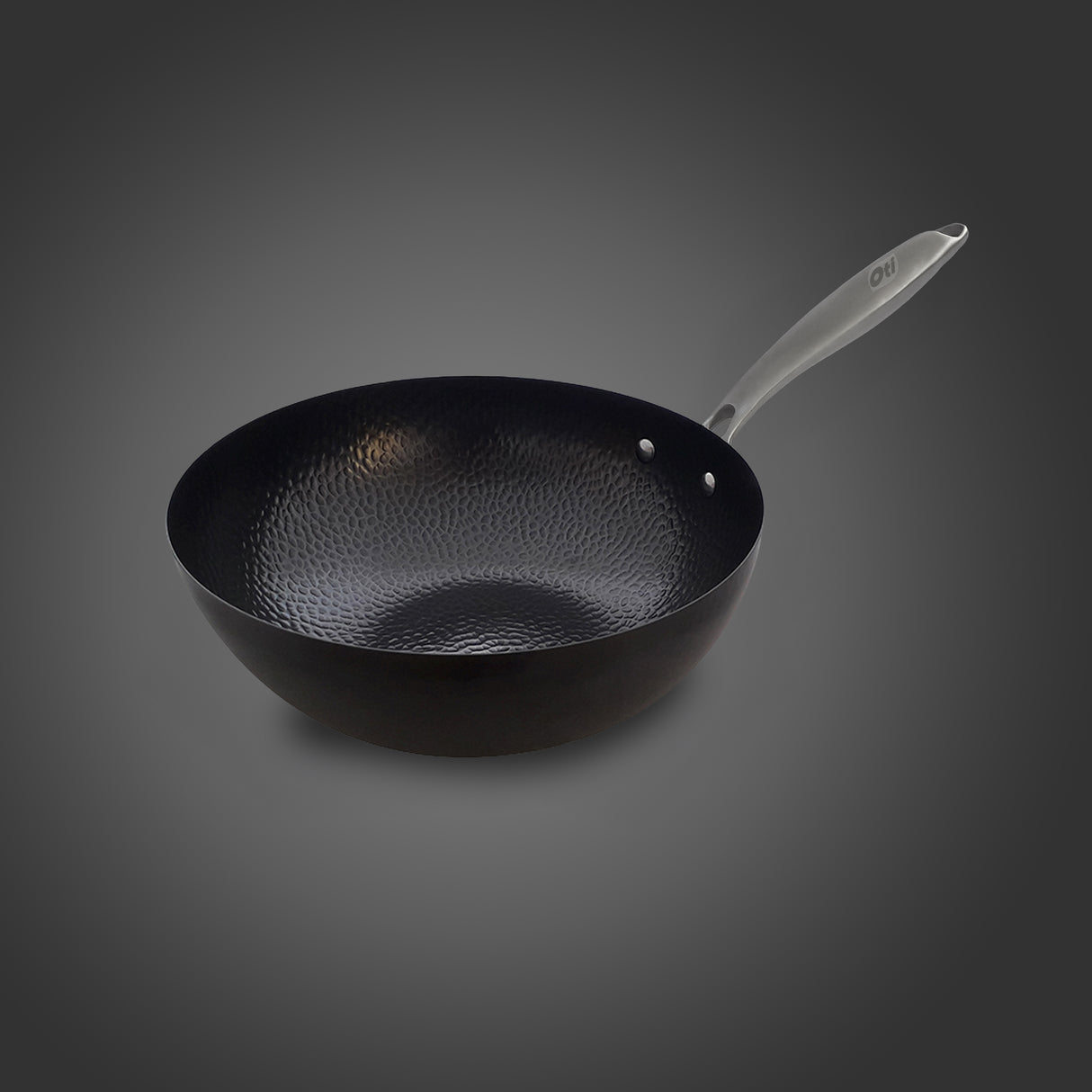Wok aus Kohlenstoffstahl