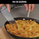 Leichte, eingebrannte Gusseisen Pfanne